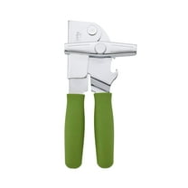 Swing-A-Way Can Opener with Cushioned Ergonomic Handles & Built In Bottle Opener, Green