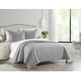 thumbnail image 3 of Chic Home Xabier 7-Piece Geometric Quilt Set, Queen, Grey, 3 of 5