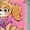 DESERT PINK, variant on Paw Patrol: The Dino Movie - Skye And Dinos Collage - Toddler Girls Fitted Short Sleeve T-Shirt