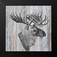 thumbnail image 2 of Kimberly, Allen 12x12 Black Modern Framed Museum Art Print Titled - Cabin Rules 3, 2 of 5