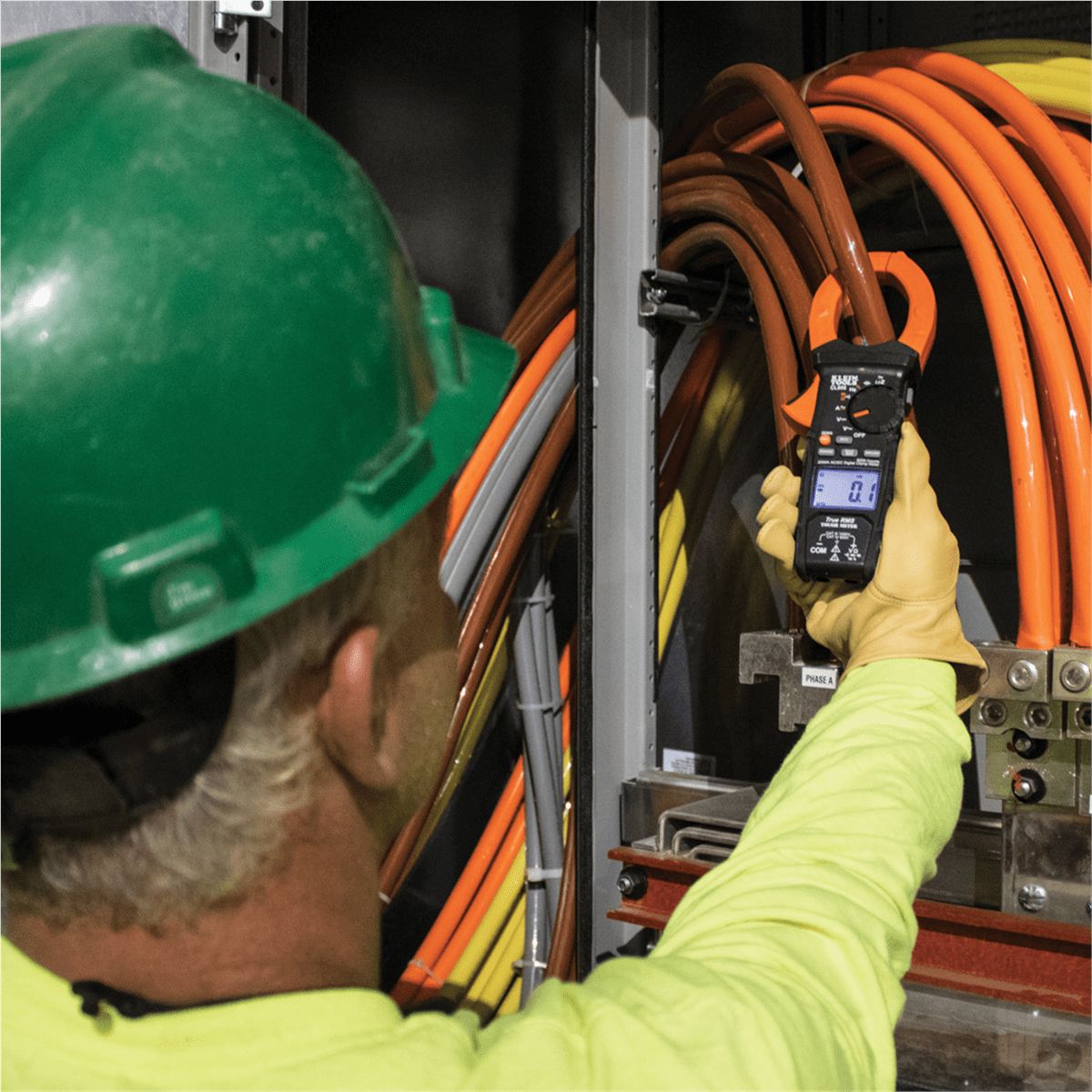 Klein Tools Digital Clamp Meter, AC Auto-Range TRMS, Low Impedance (LoZ), 2000 Amp