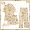 thumbnail image 1 of Sanrio-Pijama de dibujos animados Kawaii de Hello Kitty, conjunto de tres piezas con pantalones de manga corta para primavera y verano, 1 of 4