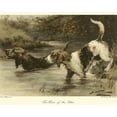 thumbnail image 2 of Wright, George 24x20 Gold Ornate Wood Framed with Double Matting Museum Art Print Titled - The Home of the Otter, 2 of 4