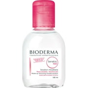 Bioderma Sensibio H2O Soothing Micellar Cleansing Water and Makeup Removing Solution for Sensitive Skin - Face and Eyes - 3.33 fl.oz.