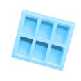 thumbnail image 3 of Toystoory Molde para pasteles de silicona con 6 ranuras para pasteles, molde antiadherente para hornear, bandeja para hornear DIY, herramienta de Color Herramientas y accesorios para hornear Toystoory HA001305-00, 3 of 6