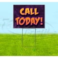 thumbnail image 1 of Call Today! (18" x 24") Yard Sign, Includes Metal Step Stake, 1 of 6