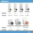 thumbnail image 4 of Tubos para monedas Leuchtturm Lighthouse para monedas de 5 centavos de EE. UU., paquete de 100, 4 of 5