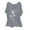 Gray, variant on Fesfesfes Womens V Neck Tshirt Fashion Women's Cotton And Linen I Printed Round Neck Short Sleeve Top Blouses Cute Short Sleeve Tops for Women 6(M)