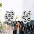 thumbnail image 5 of PMU Graduation Balloons 11 Inch PartyTex Premium White with All-Over Print Black Grad Caps-Confetti and Streamers Pkg/50, 5 of 7