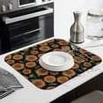 thumbnail image 2 of 2 Pcs Sunflowers Dish Drying Mat - 16 X 18 Inch Floral Absorbent Microfiber Kitchen Counter Mat – Quick-Dry Dish Rack Alternative, Dish Drying Pad for Dishes, Cups, Utensils, Pots & Pans, 2 of 3