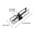 thumbnail image 4 of Birdeem Tige de Levage de Douche Sans Perçage avec Boucle Droite Support Mobile Réglable Accessoire de Buse de Siège Fixe, 4 of 10