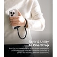 thumbnail image 4 of Ringke Holder Link Flow Hand P-Type for Smartphone, Universal Durable Adjustable Wrist Strap with Holder - Calm Black, 4 of 11