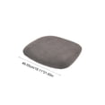 thumbnail image 3 of Thick Velvet Dining Chair Seat Covers Stretch Elastic Chair Cushion Slipcover Soft Luxurious for Kitchen Dining Room Curved Seat Protector, 3 of 6
