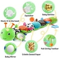 thumbnail image 3 of LIGHTDESIRE Musical Caterpillar Baby Toy - Organic Sensory Stuffed Animal with Crinkle/Rattle, Tummy Time Development Toy for Newborn Boys Girls 0-12 Months, 3 of 6