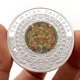 thumbnail image 2 of Moneda de anime con diseño de dragón pintado en relieve mexicano, laca maya, 4 cm, 2 of 2