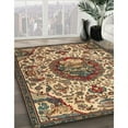 thumbnail image 3 of Ahgly Company Machine Washable Indoor Rectangle Traditional Sangria Brown Area Rugs, 7' x 10', 3 of 7