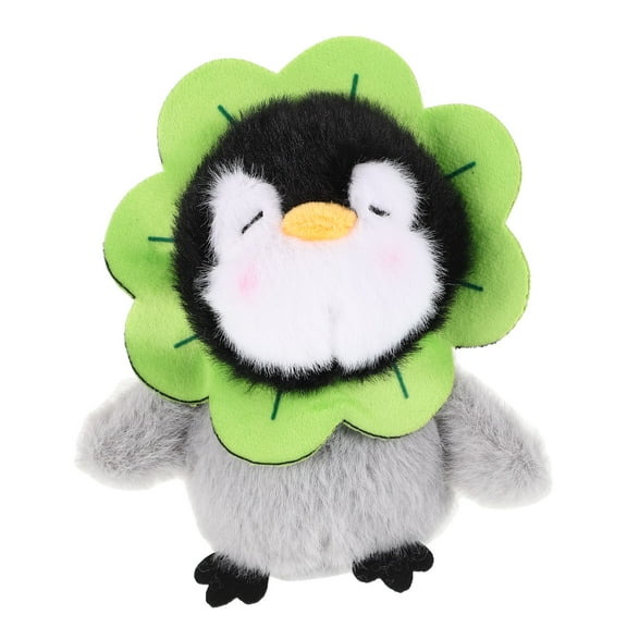 LULULION Penguin Keyring for Car Keys Plush Doll Multi Materials 1Set