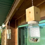 2 pack Carpenter Bee Trap- Hanging Outdoor Trap