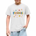 thumbnail image 2 of Juslio Boys Letter Pattern Shirts Casual Short Sleeved Tops, Comfortable Breathable Crew Neck T Shirts Sizes 2-18, 2 of 9