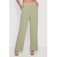 thumbnail image 3 of Women's Crepe Knit Wide Leg Casual Pants, 3 of 4