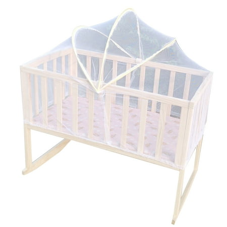Universal Baby Kids Cradle Mosquito Net Crib Cot Mesh Canopy Infant Toddler Playpens Bed