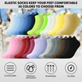 thumbnail image 5 of Loritta 30 Pairs Ankle Socks for Women Colorful Low Cut Socks Bulk Pack Womens Socks Size 9 11, 5 of 7