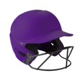 thumbnail image 1 of Casco de bateo para softbol Fastpitch Mizuno F6 para adulto, morado, 1 of 3