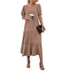 thumbnail image 1 of Vestido PRETTYGARDEN 2025 Boho Floral Midi con Mangas Abullonadas Talla M, 1 of 8