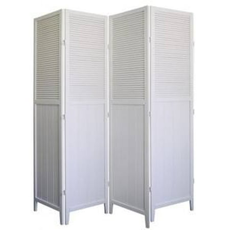 divider shutter legacy decor finish solid panel wood walmart