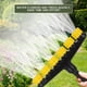 thumbnail image 3 of Boquilla de rociado de múltiples cabezales, caudal ajustable y riego uniforme, material plástico, para flores de jardín y limpieza exterior, se acopla directamente a la manguera, 3 of 5