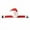 B, variant on Christmas Door Decoration Rudolph Forest Theme Curtain Buckle Tying Rope for Holiday Home and Office Use