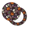 thumbnail image 2 of Kdxio Halloween With Skull Print Elastic Bar Stool Cover Personalized Washable Stool Cover for Barbershop Home Bar Kitchen-12 inch, 2 of 7