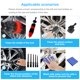 thumbnail image 2 of Muyoka Juego de cepillos para detalles de automóviles de 12 piezas, kit de cepillos de limpieza para ruedas de automóviles, cepillos de limpieza para rejillas de ventilación de ruedas, cepillos para l Muyoka Hogar, 2 of 7