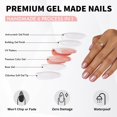 thumbnail image 3 of Pantalones cortos ShangMeng de gel suave, cuadrados, rosados y cromados, de Press on Nails, 3 of 8