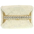 thumbnail image 2 of Pre-Owned Dolce & Gabbana Lace, Metal, Mouton, Off-White Clutch Bag 1846 (Good), 2 of 9