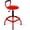 Red, variant on Garage Stool, Adjustable Height Swivel Work Mechanic Shop Stool with Backrest, Pneumatic Shop Chair for , Workshop, 300 LBS Capacity, 360? Rotation, Heavy Duty, Red