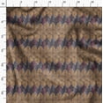 thumbnail image 3 of Soimoi Pure Silk Brown Fabric By the Yard - 42 Inch Wide - African Tribal Material - Artistic and Modern Patterns for Various Uses Printed Fabric, 3 of 6