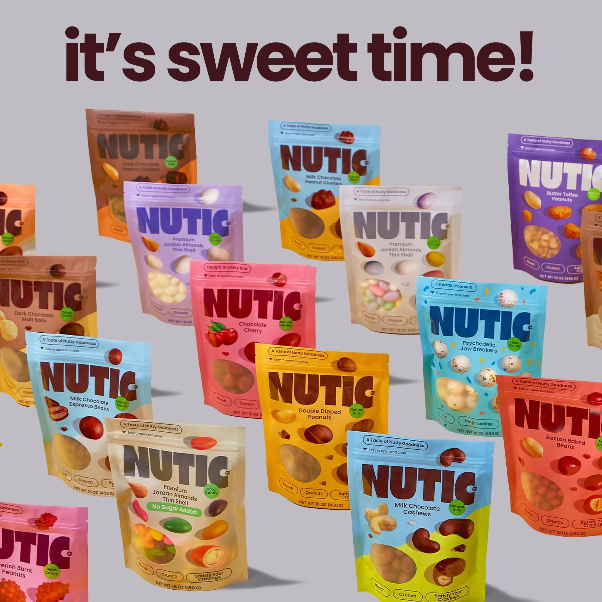 Nutic Gourmet Milk Chocolate Espresso Beans - 2LB, Roasted Coffee Beans Covered in Milk Chocolate - Bulk Chocolate Espresso Candy - Ideal for Snacking and Gifting - (Pack of 1)