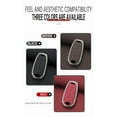 thumbnail image 5 of Durable Metal Key Fob Cover with Detachable Keychain for Infiniti Q50 Q60 QX50 QX55 QX60 2024 Models - 5-Button Protective Car Key Case Holder Shell, 5 of 7