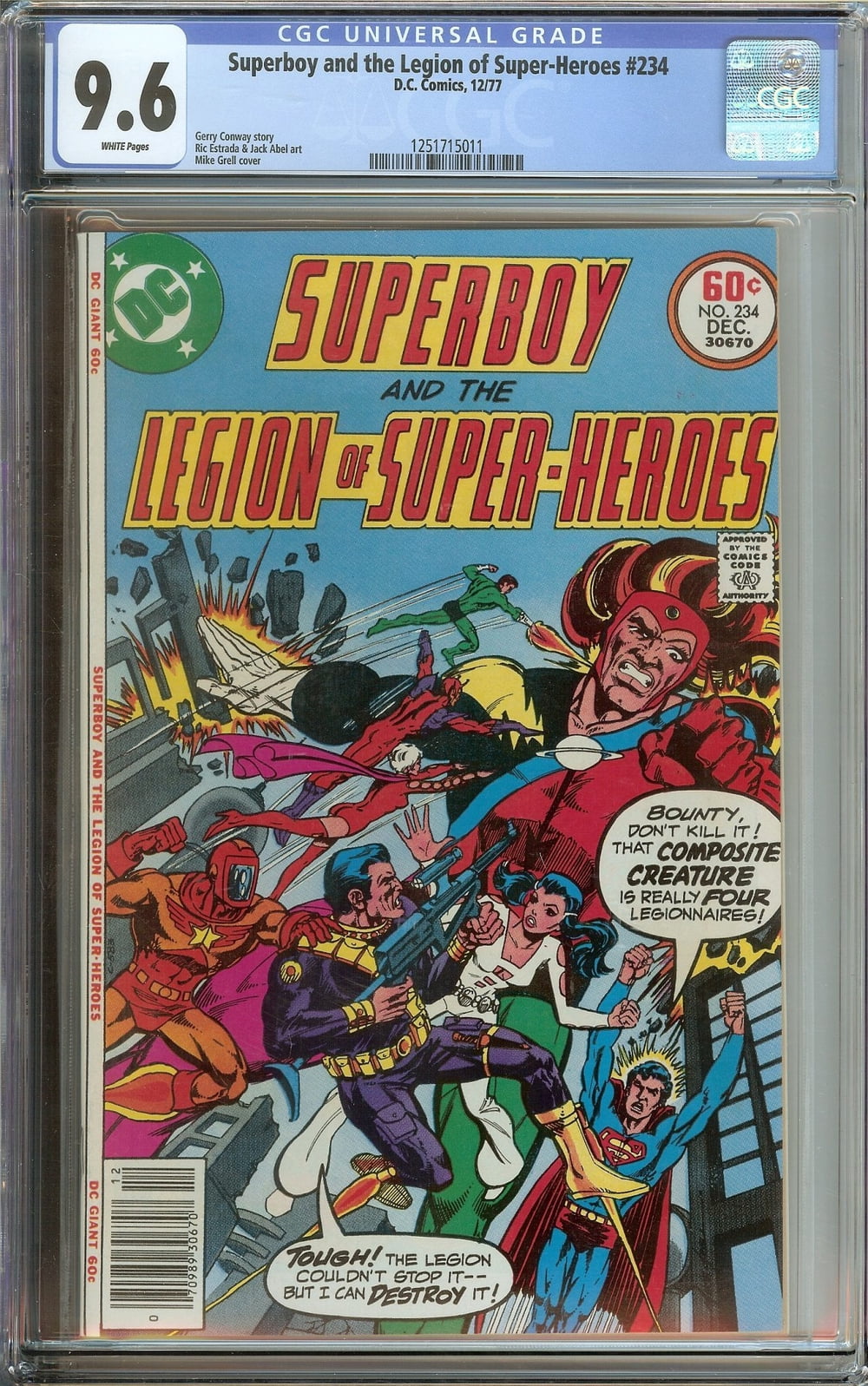 Cover of Superboy & the Legion of Super-Heroes #234