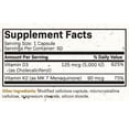 thumbnail image 3 of Futurebiotics Vitamin K2 (MK7) + D3 Non GMO & Gluten Free, 60 Capsules, 3 of 3