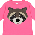 thumbnail image 4 of Inktastic Raccoon Animal Face Boys or Girls Long Sleeve Toddler T-Shirt, 4 of 5
