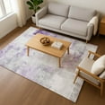 thumbnail image 7 of Addison Rugs Mayfield Premium Machine Washable Transitional Abstract Lavender Rectangle Rug, 9' x 12', 7 of 7