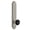 Satin Nickel, variant on Grandeur 851007 Arc Solid Brass Tall Plate Right Handed Privacy Door Knob Set - Brass