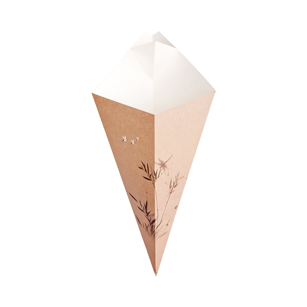 TopStyle Chip & Dip Newsprint Cardboard Cones 