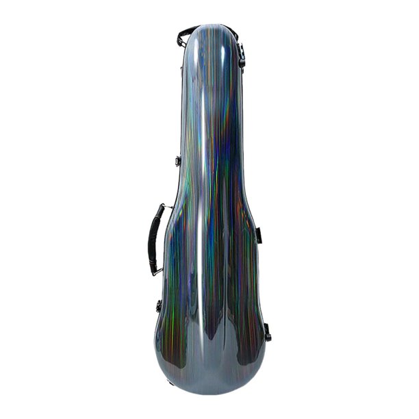 Estuche para violín, mochila, estuche rígido profesional para violín, higrómetro, organizador protector para instrumentos, soporte para arco, portátil Bandera
