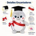thumbnail image 5 of Peluche de Foca de Graduación de 10 Pulgadas con Birrete, Banda y Diploma, Foca de Peluche Suave con Accesorios de Graduado, Regalo de Graduación, Cumpleaños, Navidad y Celebraciones Escolares, 5 of 5
