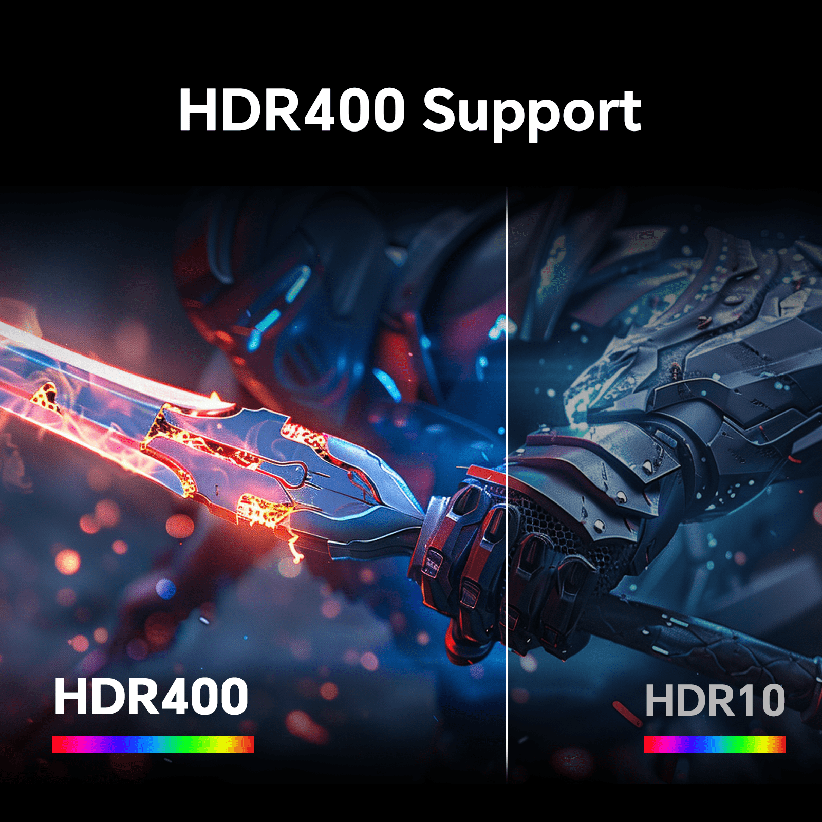 KTC 24 Inch Gaming Monitor 180Hz - 2K 1440P Computer Monitors, Fast IPS Monitor with HDR400, Adaptive Sync, Up to 185Hz, HDMI 2.0 & DisplayPort 1.4, Height Adjustable, VESA Mount, H24T7