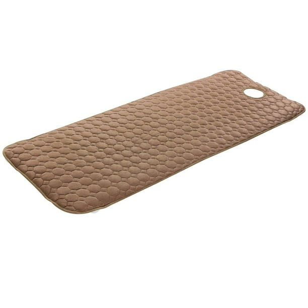 Cama de de más gruesa Sábana de cubierta de sofá Colchón de de belleza con orificio para la cara Café -75x190cm BLESIY Funda de colchón para mesa de masaje