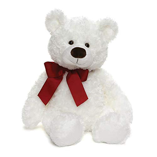 teddy bear with red ribbon
